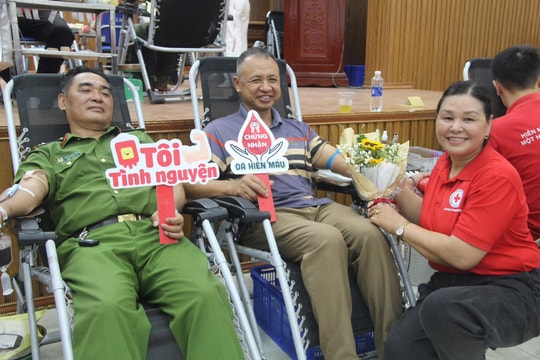 Xã Nam Thanh Miện thu 171 đơn vị máu trong ngày hội hiến máu