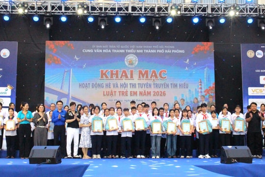 Cung Văn hóa Thanh thiếu nhi thành phố Hải Phòng khai mạc hoạt động hè 2026