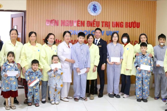 Tiếp sức bệnh nhi vượt qua khó khăn
