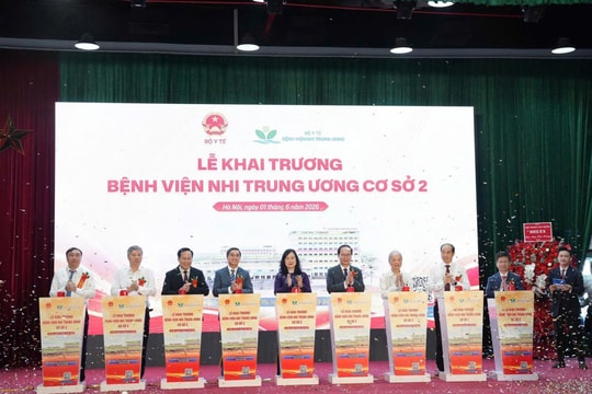 Bệnh viện Nhi Trung ương cơ sở 2 chính thức đi vào hoạt động