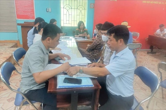 Phường An Dương chi trả đợt đầu đất ở giải phóng mặt bằng d ự án đường vành đai 2