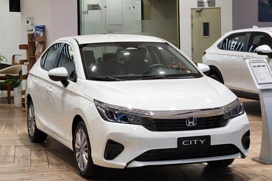 Honda City giảm 100% lệ phí trước bạ trong tháng 6