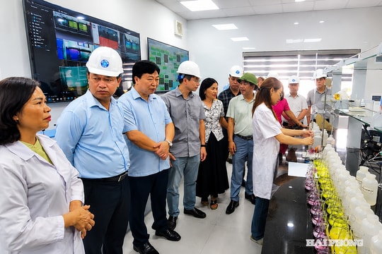 Phát huy vai trò đơn vị chủ lực, bảo đảm cấp nước sạch an toàn, ổn định