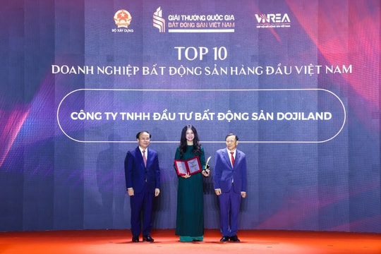 DOJILAND thắng lớn tại giải thưởng quốc gia bất động sản Việt Nam
