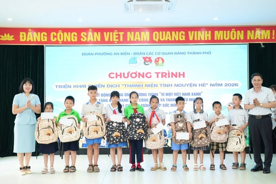 Đoàn Các cơ quan Đảng thành phố ra quân Chiến dịch thanh niên tình nguyện hè năm 2026