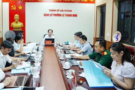 Phường Lê Thanh Nghị dự kiến giảm hơn một nửa số tổ dân phố