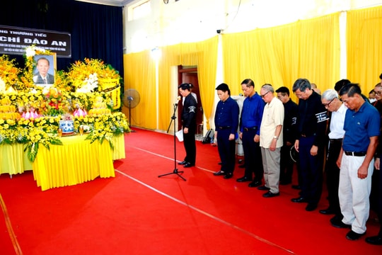 Truy điệu, tiễn đưa đồng chí Đào An, nguyên Chủ tịch UBND thành phố Hải Phòng