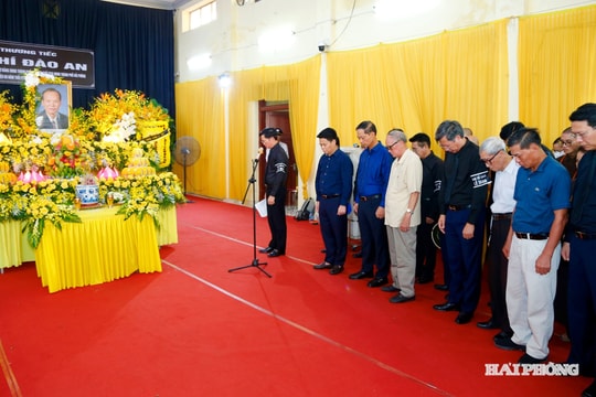 Lời cảm tạ của Ban Tổ chức Lễ tang thành phố Hải Phòng và gia đình đồng chí Đào An
