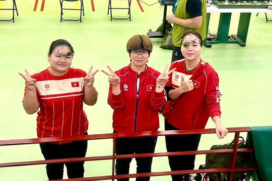Đội tuyển bắn súng Việt Nam thiết lập kỷ lục mới tại giải Đông Nam Á 2026