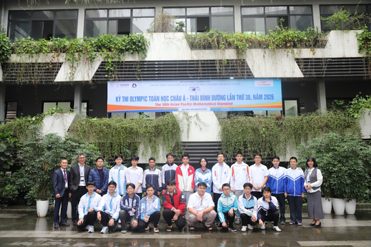 Việt Nam xếp thứ 7/45 quốc gia, vùng lãnh thổ tại Olympic Toán học châu Á - Thái Bình Dương