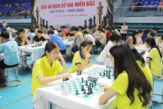 Hơn 800 vận động viên tham dự Giải vô địch Cờ vua miền Bắc lần thứ X