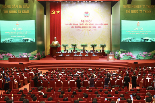 Khai mạc phiên thứ nhất Đại hội đại biểu toàn quốc Hội Nông dân Việt Nam lần thứ IX