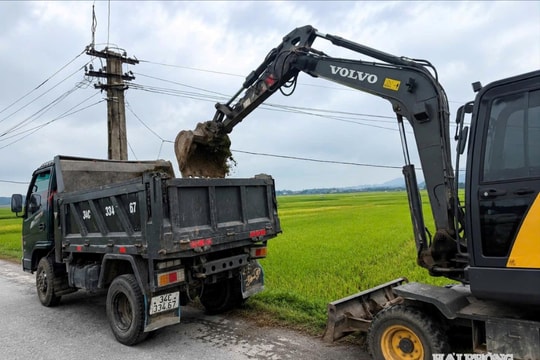 Nam An Phụ nâng cấp đường trục xã