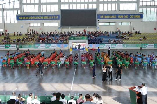 Khai mạc bảng Hải Phòng giải U11 toàn quốc, chủ nhà thắng đậm trận ra quân