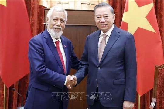 Tổng Bí thư, Chủ tịch nước Tô Lâm tiếp Thủ tướng Timor-Leste