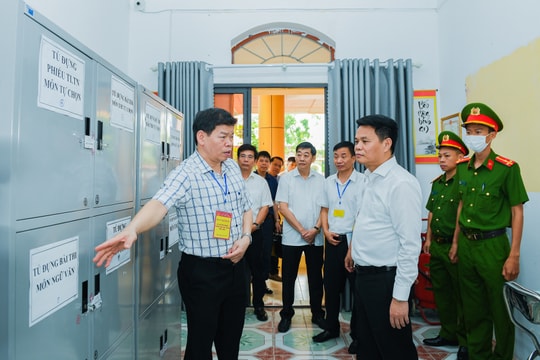 Không để xảy ra sai sót, tiêu cực trong kỳ thi tốt nghiệp THPT
