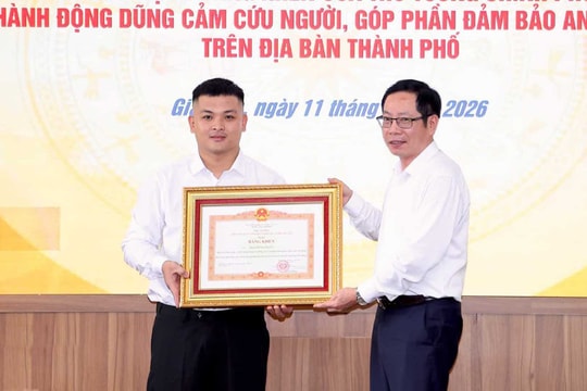 Thủ tướng Chính phủ tặng Bằng khen thanh niên Hải Phòng dũng cảm cứu người