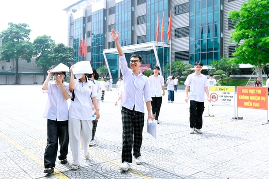 Sỹ tử Hải Phòng hoàn thành kỳ thi tốt nghiệp THPT