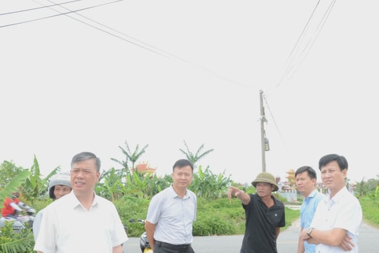 Xã Kiến Hải lên phương án xử lý tuyến đường xuống cấp