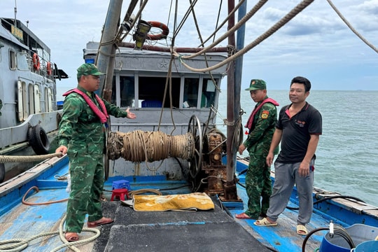 Hải đoàn Biên phòng 38 bắt giữ nhiều vi phạm trong lĩnh vực xăng dầu, thủy sản