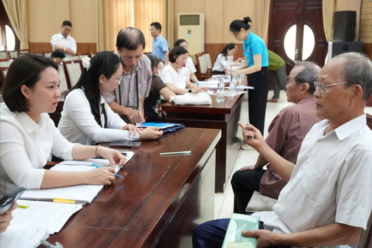Phường Hải Dương hỗ trợ thực hiện thủ tục ủy quyền hưởng lương hưu, trợ cấp bảo hiểm xã hội