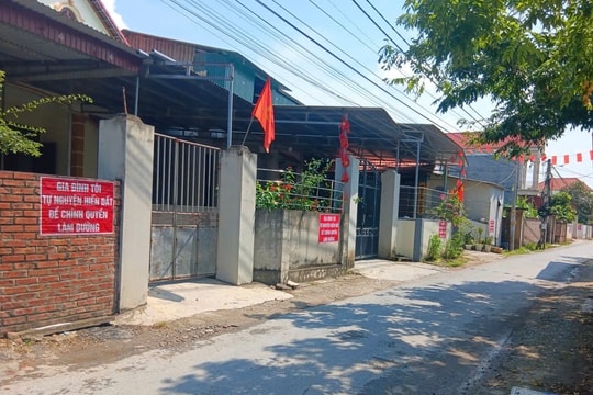 Lan tỏa phong trào hiến đất làm đường ở Lai Khê