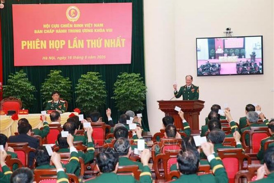 Thượng tướng Bế Xuân Trường tái đắc cử Chủ tịch Hội Cựu chiến binh Việt Nam khóa VIII