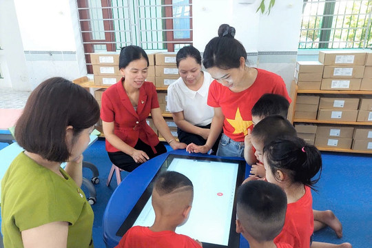 An Phong hoàn thành đầu tư 9 phòng học thông minh