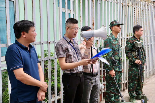 Cưỡng chế 1 tổ chức giải phóng mặt bằng Dự án chung cư cũ Đồng Quốc Bình