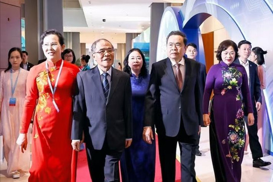 Toàn cảnh khai mạc trọng thể Đại hội đại biểu Phụ nữ toàn quốc lần thứ XIV