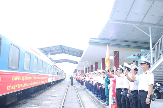 Ngành đường sắt giảm 30% giá vé với chiến sĩ Trường Sa
