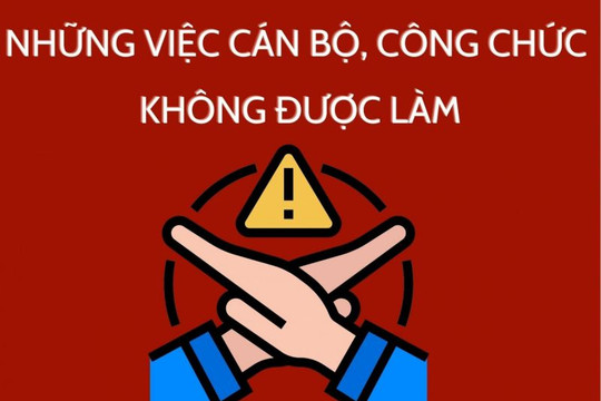 Những lĩnh vực cán bộ, công chức không được làm sau khi thôi giữ chức vụ trong lĩnh vực khoa học - công nghệ