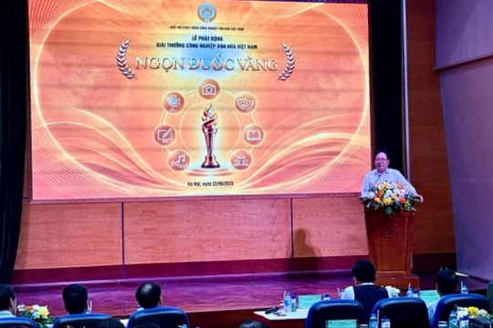 Phát động giải thưởng Công nghiệp văn hóa Việt Nam 'Ngọn đuốc vàng'
