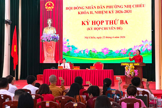 Phường Nhị Chiểu giảm 15 tổ dân phố, tổ chức lại 5 phòng