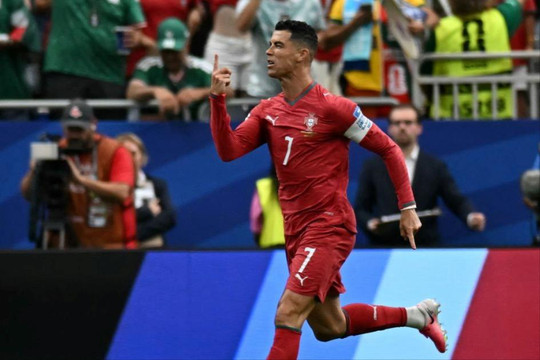 Ronaldo lập cú đúp giúp Bồ Đào Nha thắng đậm ở World Cup 2026