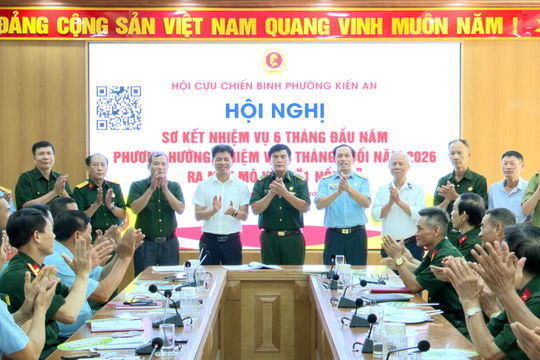 Hội Cựu chiến binh phường Kiến An ra mắt mô hình '1 nối 10'