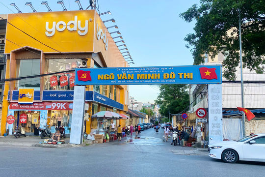 Chung sức xây dựng ngõ phố văn minh đô thị