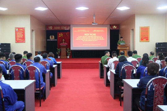 Hơn 200 học viên cơ sở cai nghiện được tuyên truyền pháp luật về phòng chống ma túy