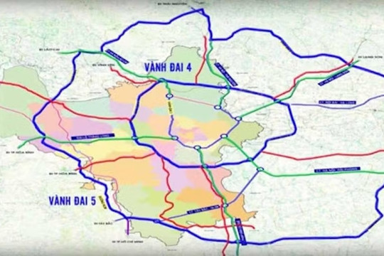 Đề xuất xây dựng Vành đai 5 - vùng Thủ đô hơn 230.000 tỷ đồng, hoàn thành năm 2030
