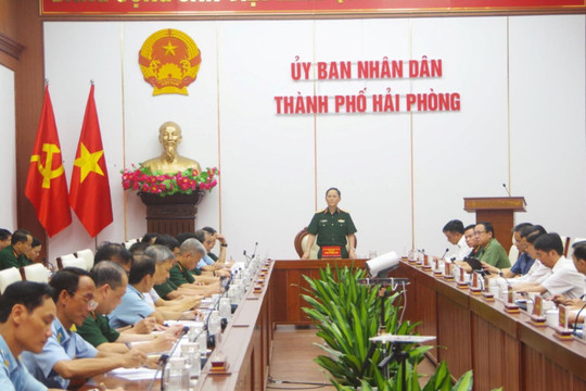 Ban Chỉ đạo Phòng không nhân dân Trung ương kiểm tra tại thành phố Hải Phòng