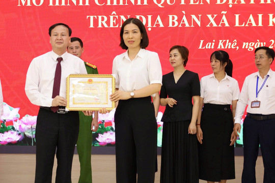 Tỷ lệ hồ sơ thanh toán trực tuyến ở Lai Khê đạt hơn 91%