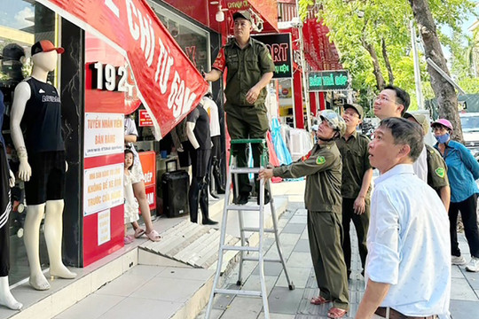 Đồng bộ giải pháp giữ vững trật tự đô thị