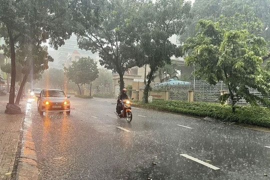 Bắc Bộ tiếp tục đón mưa lớn trên diện rộng