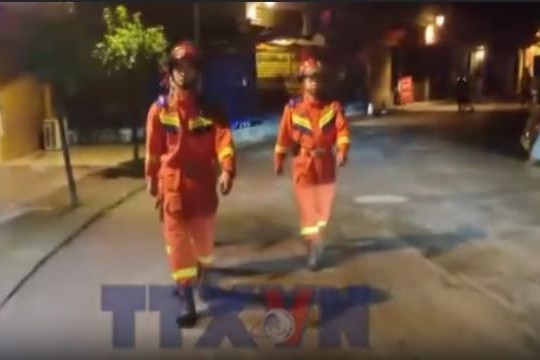 Động đất 5,5 độ ở Trung Quốc khiến 13 người bị thương