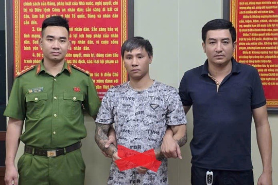 Công an phường Thiên Hương bắt giữ đối tượng truy nã đặc biệt nguy hiểm