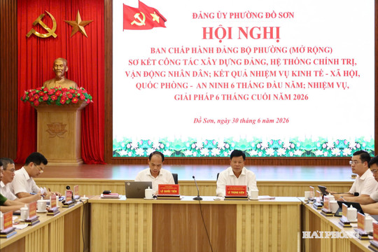 Phường Đồ Sơn thu hút hơn 2,72 triệu lượt khách trong 6 tháng đầu năm