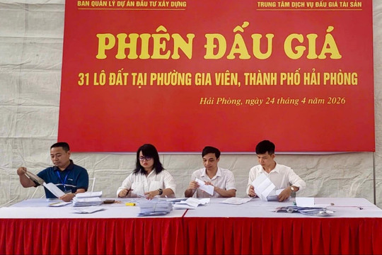 Các phiên đấu giá đất 'nóng' trở lại