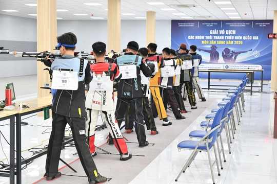 Khai mạc Giải vô địch các nhóm tuổi thanh thiếu niên quốc gia môn Bắn súng năm 2026