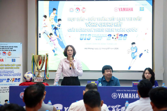 Giải U13 toàn quốc thi đấu từ ngày 3 - 13/7 ở Hải Phòng
