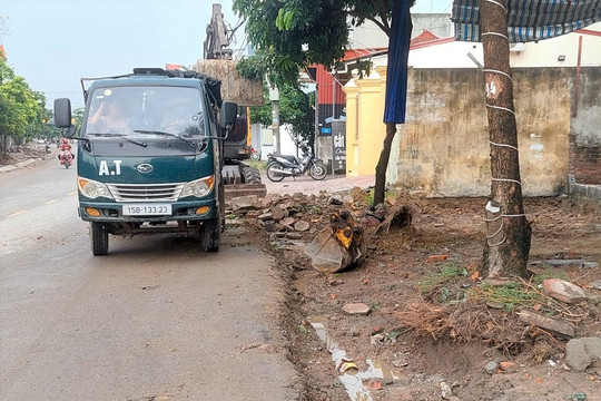 Vĩnh Bảo đầu tư hơn 31,5 tỷ đồng cải tạo 2 tuyến vỉa hè
